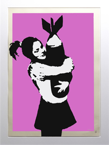 Banksy Bomb Love, 2003 Litografia, 70x50 cm Pop House Gallery