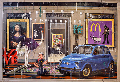 Angelo Accardi Blend , 2018 Olio su tela, 70x100 cm Pop House Gallery
