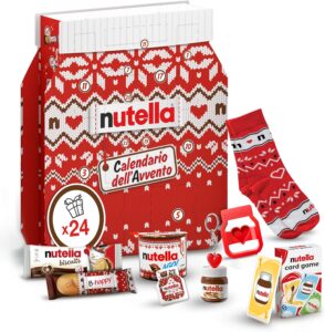Calendario dell'avvento Nutella. Photo by Amazon