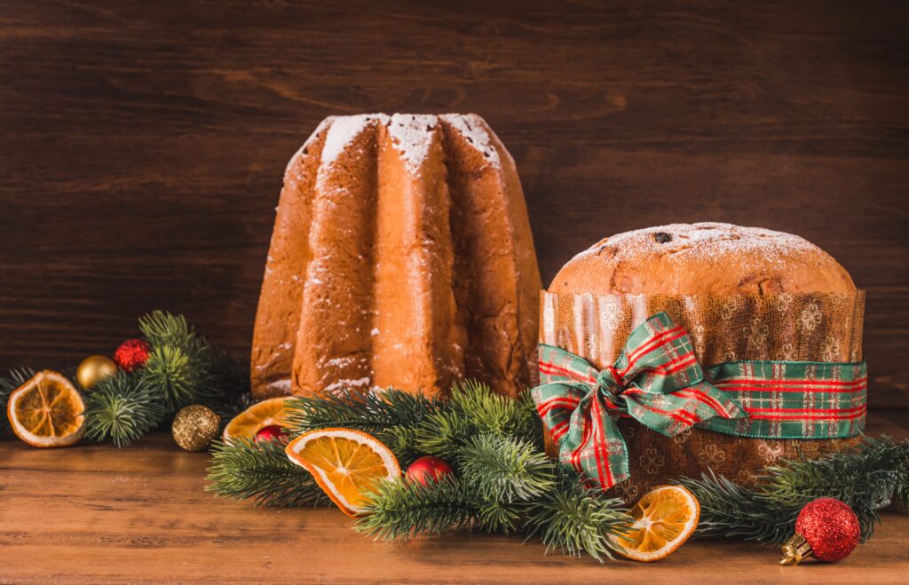 Pandoro e panettone. 