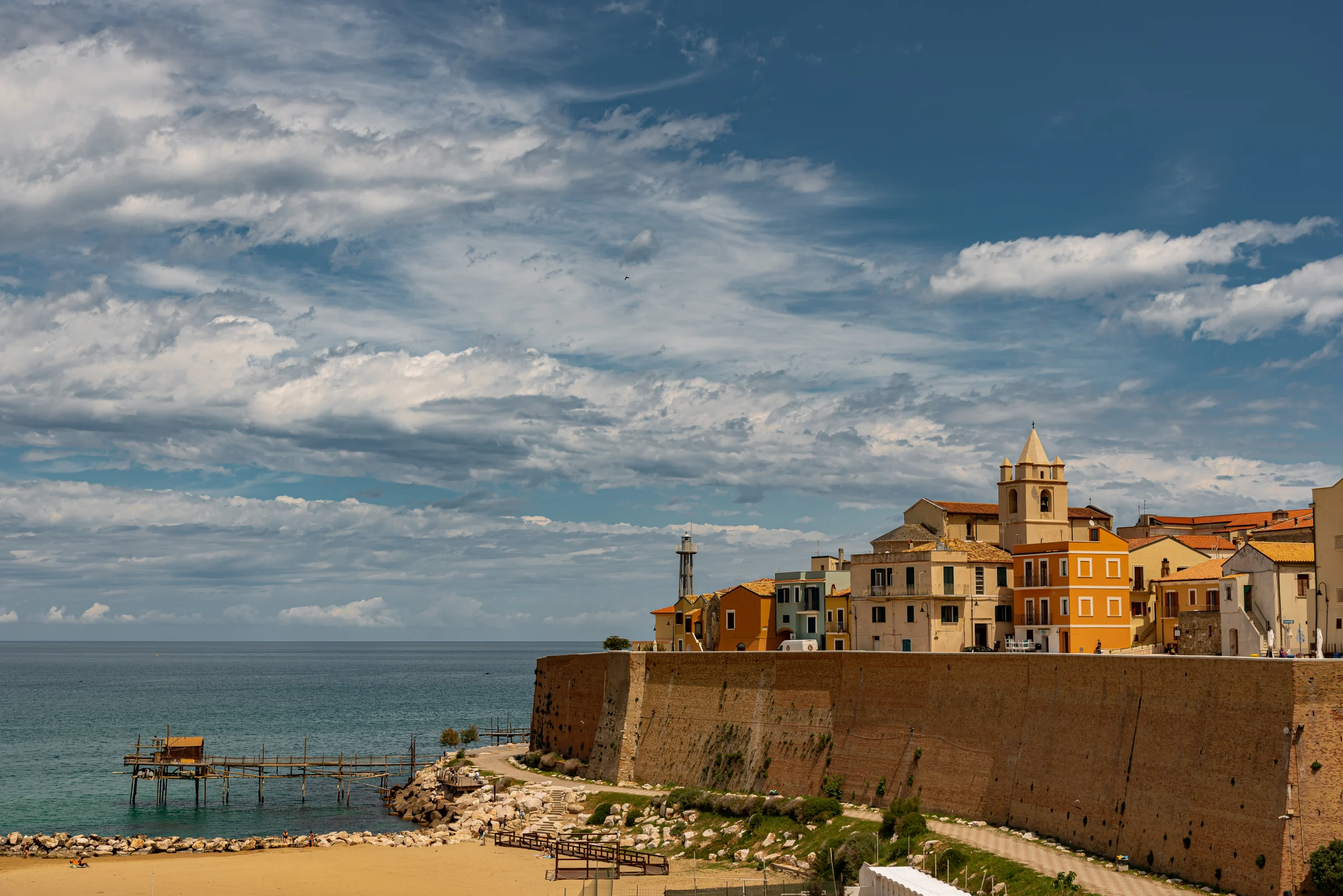 Scorci del centro storico di Termoli