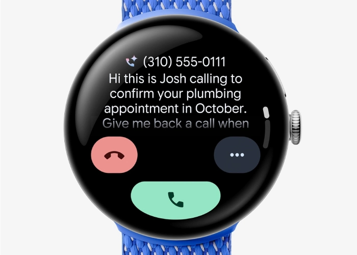 Chiamare con Google Pixel Watch 4