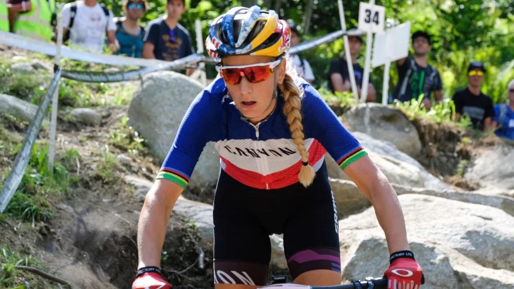 Tour de France 2025 femminile - Pauline Ferrand-Prévot in mountain bike