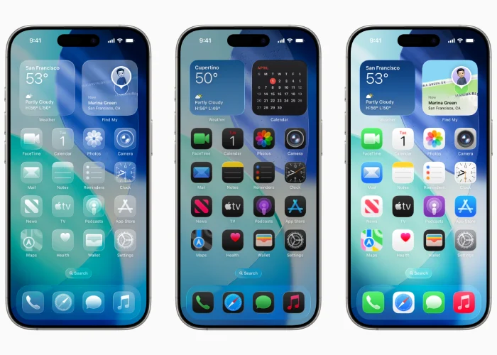 iPhone con iOS 26 - Liquid Glass