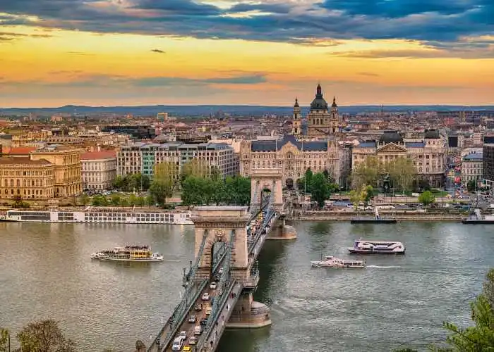 La splendida città di Budapest, capitale dell'Ungheria