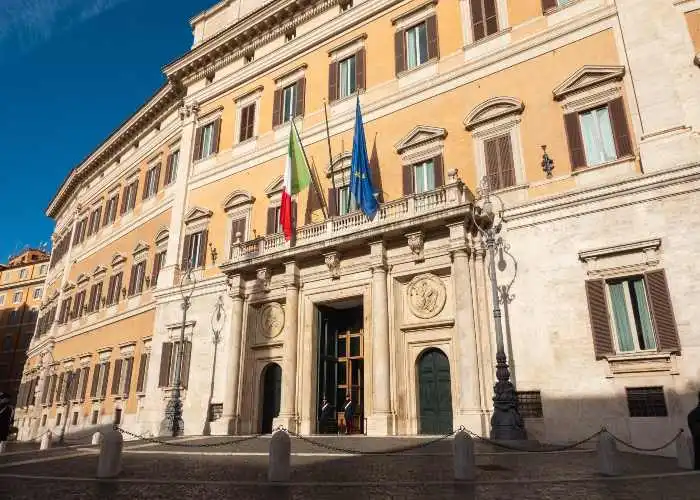 Montecitorio, sede della Camera dei Deputati