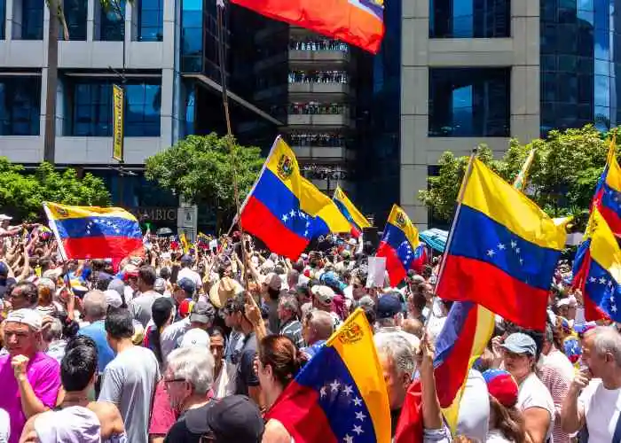 Dove non andare in vacanza - Una manifestazione di piazza in Venezuela