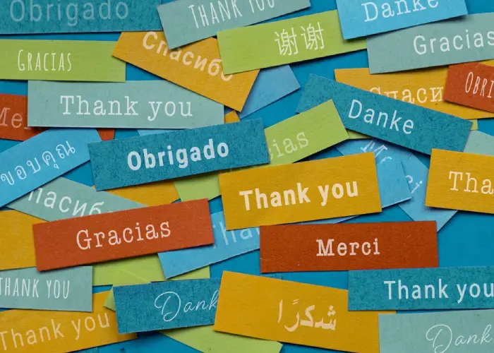 Grazie in diverse lingue