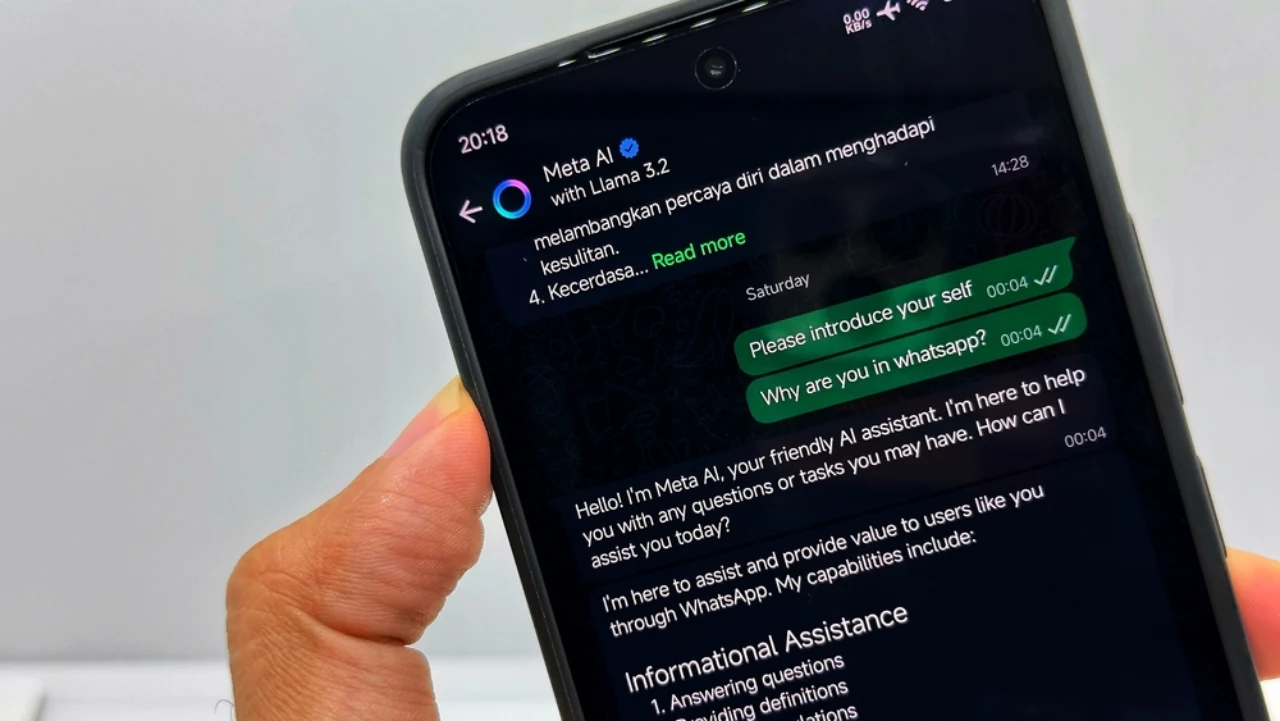 Meta AI su WhatsApp