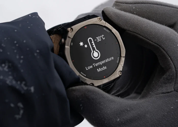 Amazfit T-Rex Ultra 2 modalità bassa temperatura