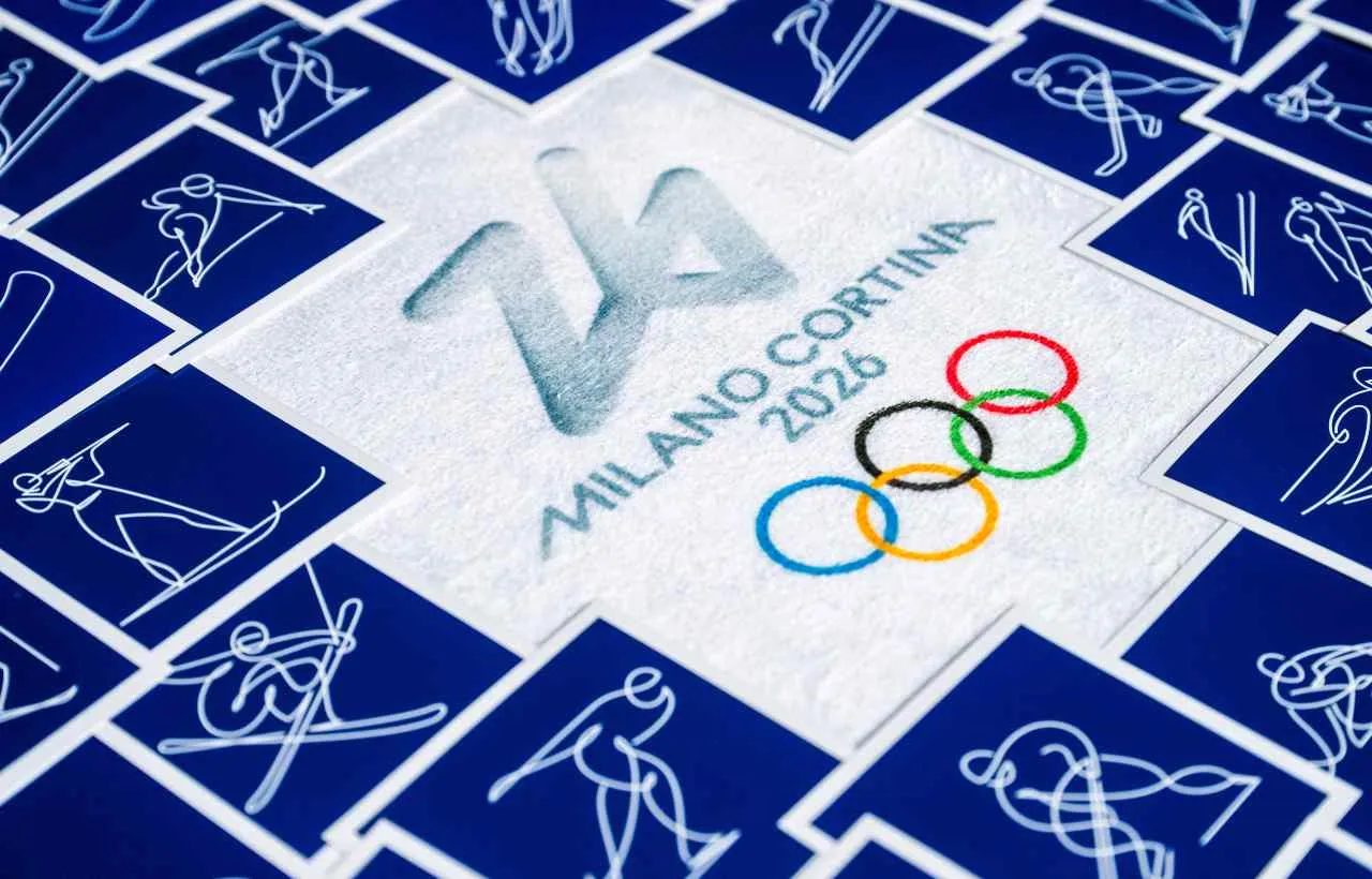 Logo Olimpiadi Milano Cortina 2026