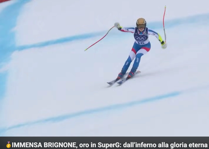 Oro Federica Brignone Super-G Milano Cortina