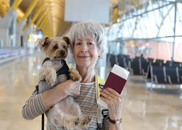 ITA Airways animali a bordo Una signora ha fatto il biglietto aereo anche per il suo cane